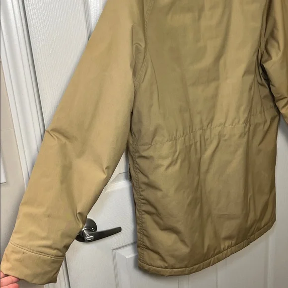 Woolrich Vintage Insulated Timber Jacket Coat Men's size XL tan USA with Hood